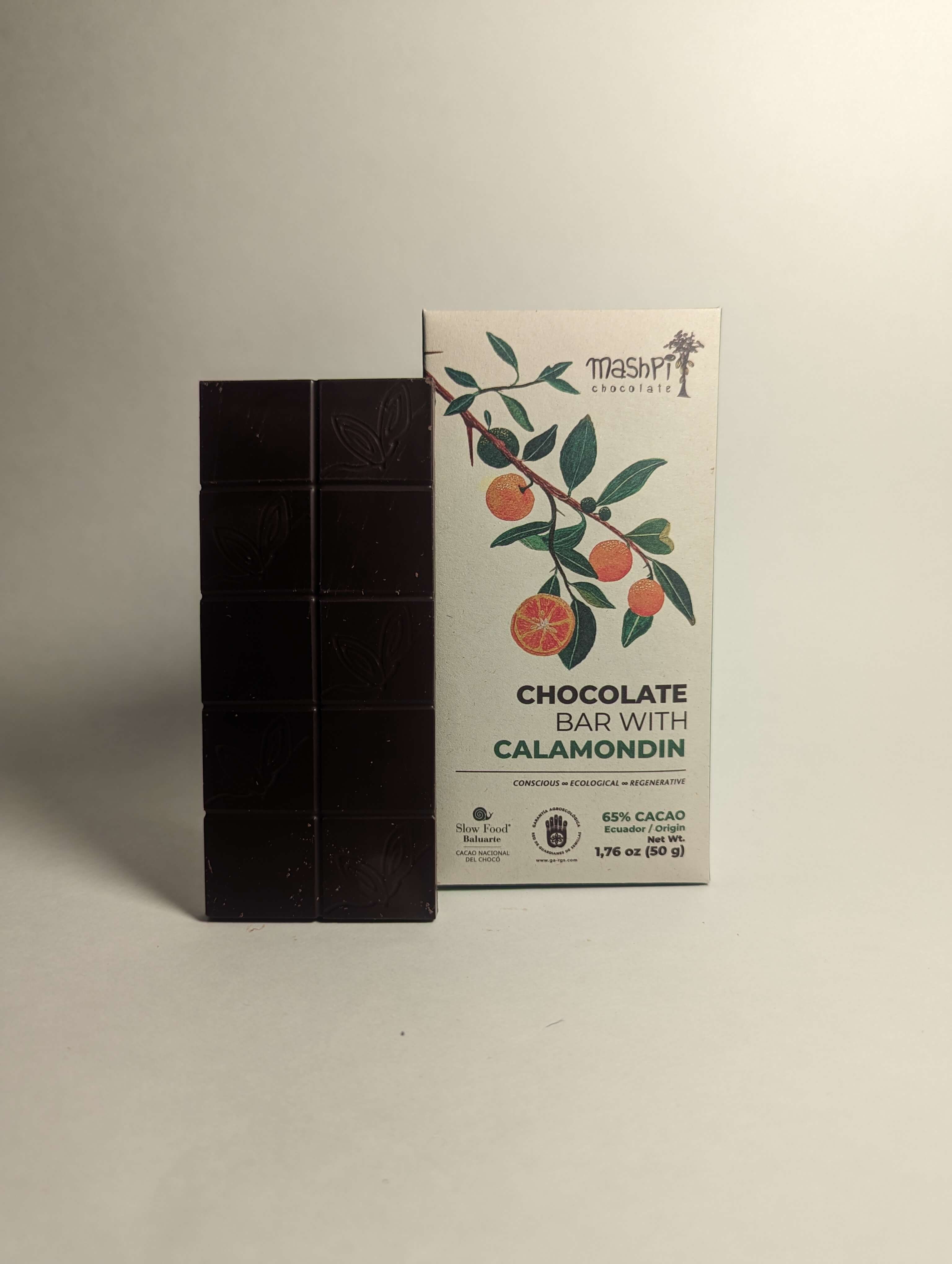 Barra 65% con Calamondin - Mashpi Chocolate 